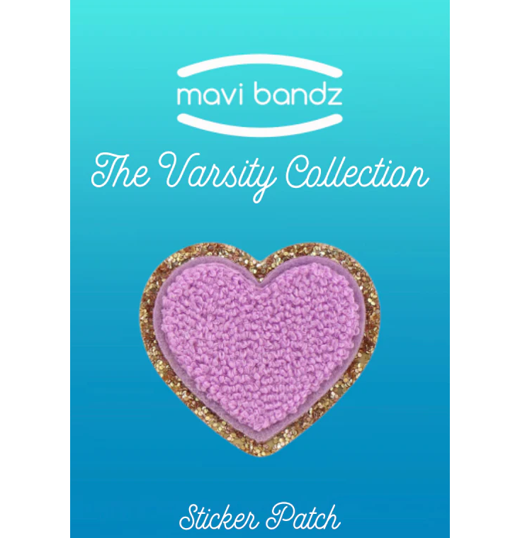 Varsity Collection Heart Sticker Patch