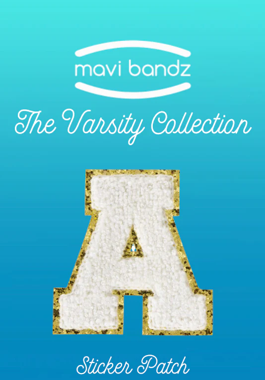 Varsity Collection Fuzzy Letter Sticker Patch