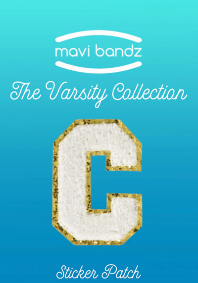 Varsity Collection Fuzzy Letter Sticker Patch