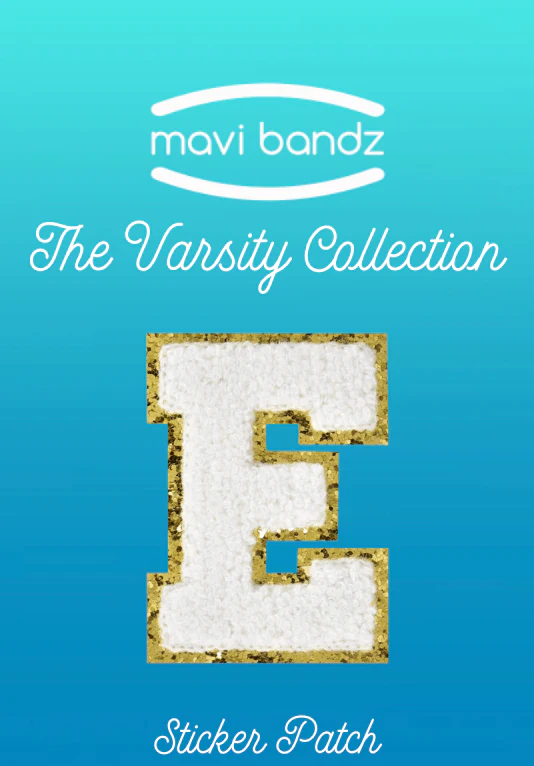 Varsity Collection Fuzzy Letter Sticker Patch