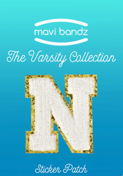 Varsity Collection Fuzzy Letter Sticker Patch