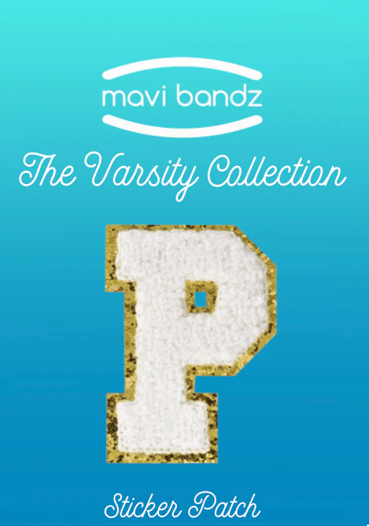 Varsity Collection Fuzzy Letter Sticker Patch