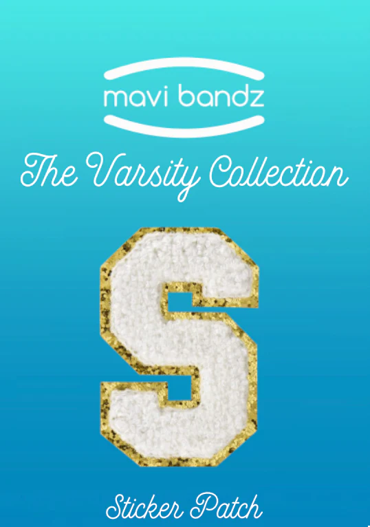 Varsity Collection Fuzzy Letter Sticker Patch