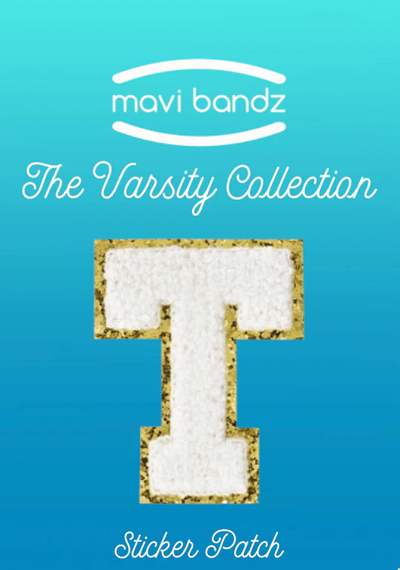 Varsity Collection Fuzzy Letter Sticker Patch