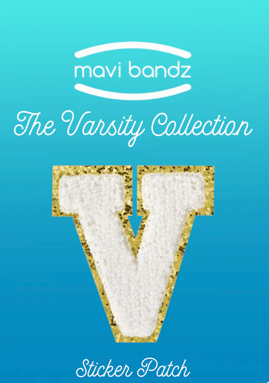 Varsity Collection Fuzzy Letter Sticker Patch