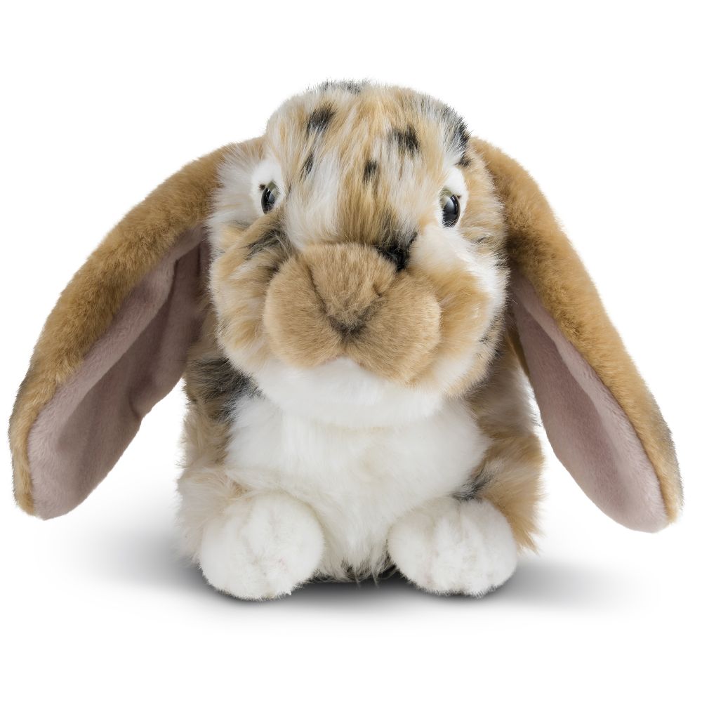 Brown Dutch Lop Eared Rabbit Plush Stuffed Animal Toy