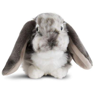 Grey Dutch Lop Eared Rabbit Plush Stuffed Animal Toy