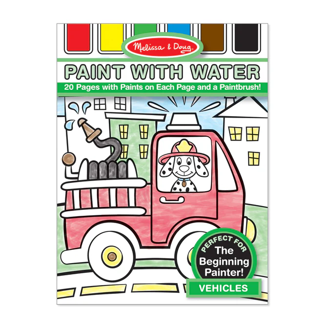 Melissa & Doug My First Paint with Water Vehicles