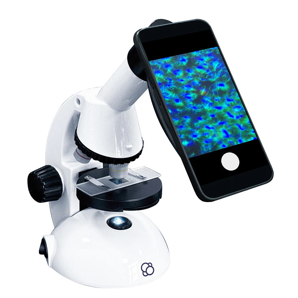 Microscope with Smart Phone Adapter + Accessories