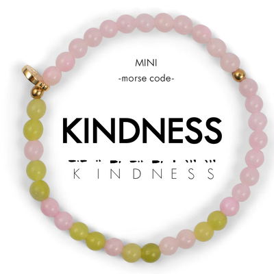 Mini Morse Code Bracelet - Kindness