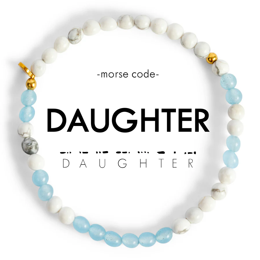 Mini Morse Code Bracelet - Daughter