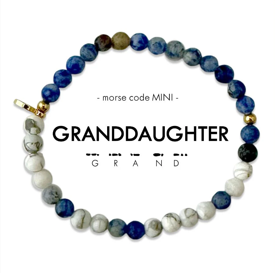 Morse Code Matching Set - GRANDMA & MINI GRANDDAUGHTER