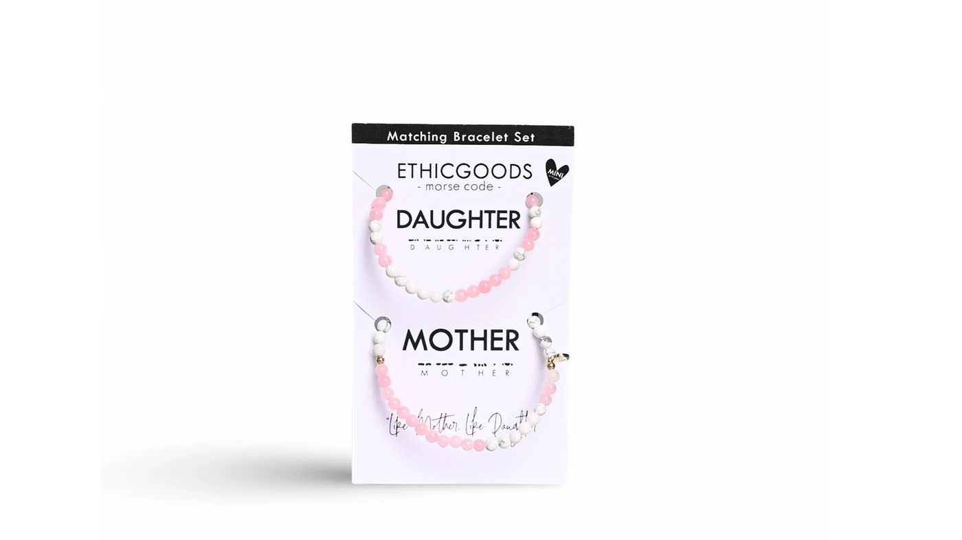 Morse Code Matching Set - MOTHER & MINI DAUGHTER