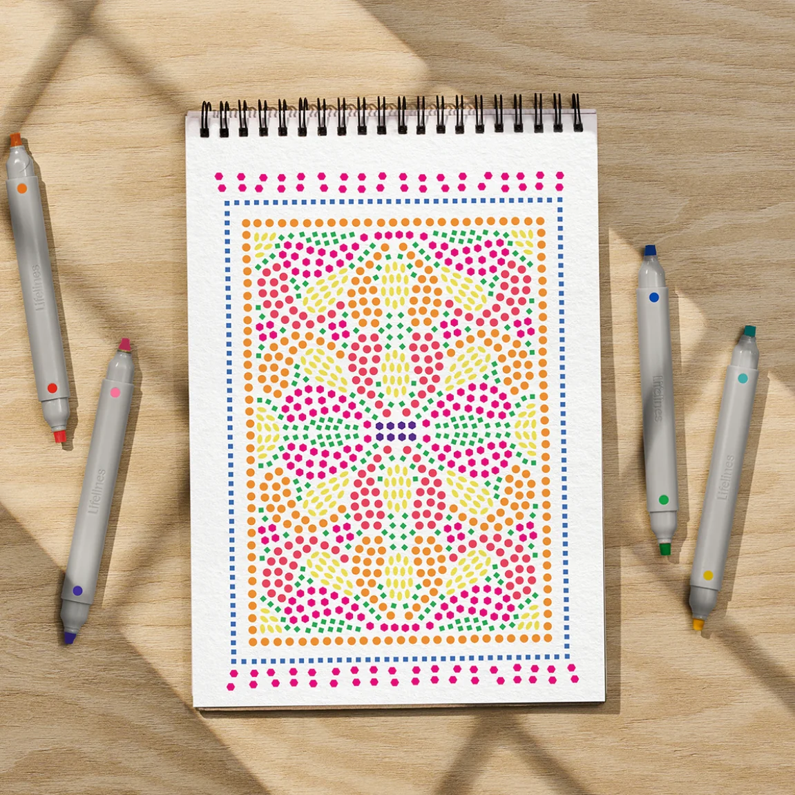 Lifelines FlowArt Guided Meditation Mosaic Designs | Mediterranean