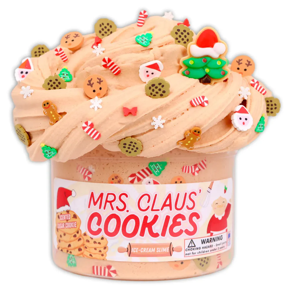 Mrs. Claus' Cookies Ice Cream Slime