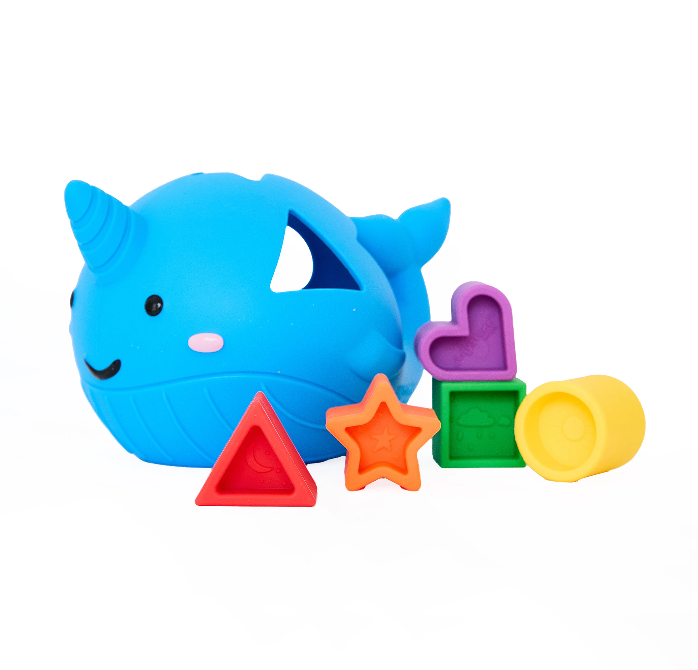 Jellystone Silicone Narwhal Shape Sorter