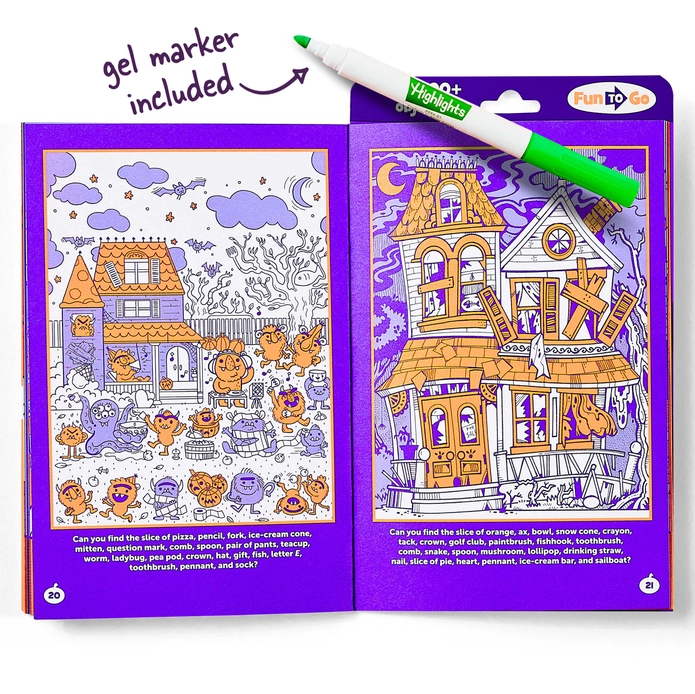 Highlights Neon Halloween Hidden Pictures Puzzles