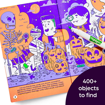 Highlights Neon Halloween Hidden Pictures Puzzles