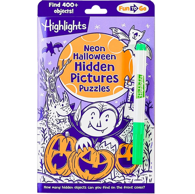 Highlights Neon Halloween Hidden Pictures Puzzles