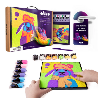 OKTO Sensory Clay by Numbers Art Kit - Bunny