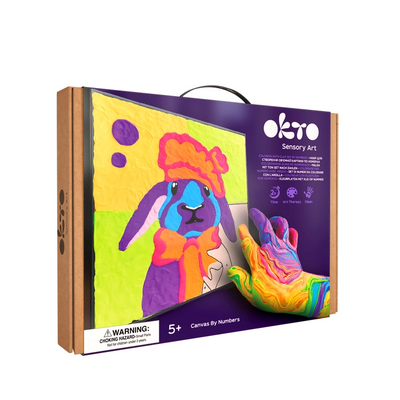 OKTO Sensory Clay by Numbers Art Kit - Bunny