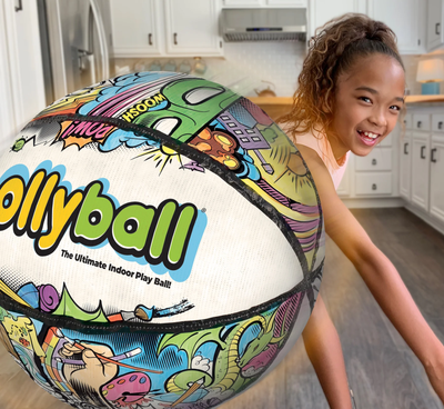 OllyBall Color-In Keepy-Uppy Indoor Ball