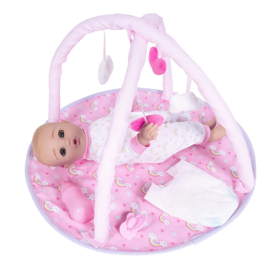 Over the Rainbow 7 Piece Playmat Baby Doll Gift Set