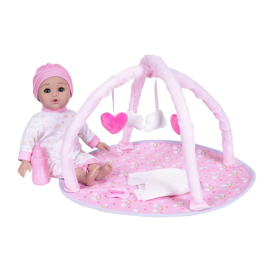 Over the Rainbow 7 Piece Playmat Baby Doll Gift Set