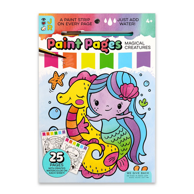 Paint Pages - Magical Creatues | Bright Stripes