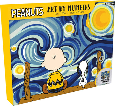 Peanuts Starry Nigh Paint by Number Canvas Kit