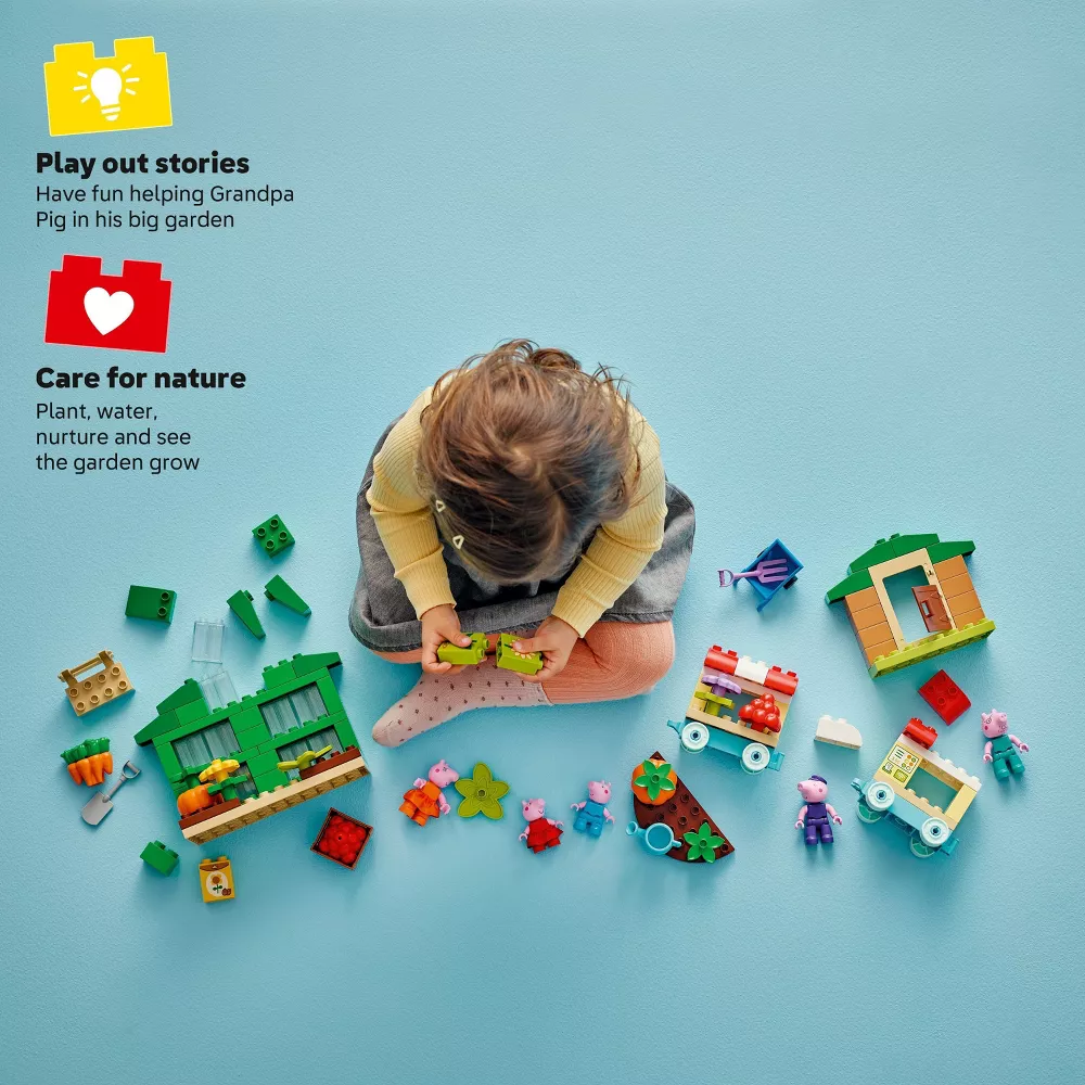 Lego Duplo Grandpa Pig's Garden and Greenhouse