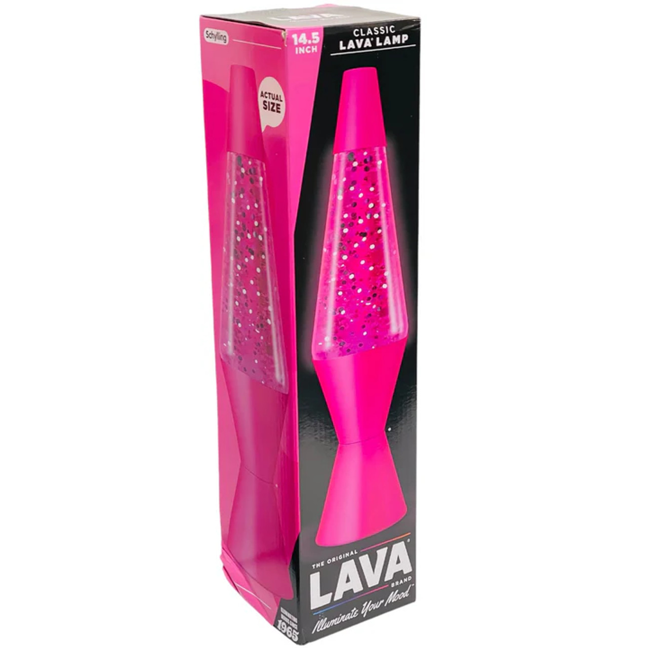 LAVA® 14.5" Pink Sparkles Exclusive Lava Lamp