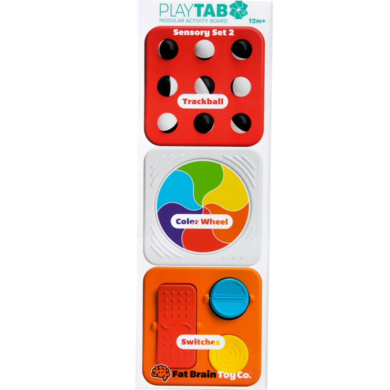 PlayTab Sensory Set 2 - Trackball, Color Wheel, Switches