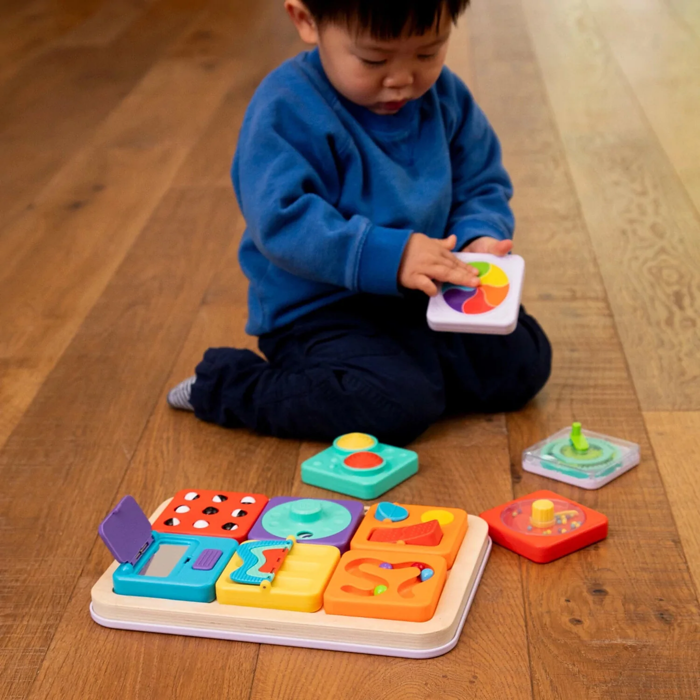 PlayTab Sensory Set 1 - Flipper, Number Dial, Maze