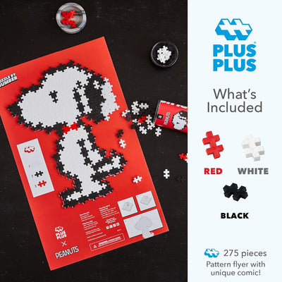 Plus Plus Peanuts 275 Piece Puzzle by Number Snoopy
