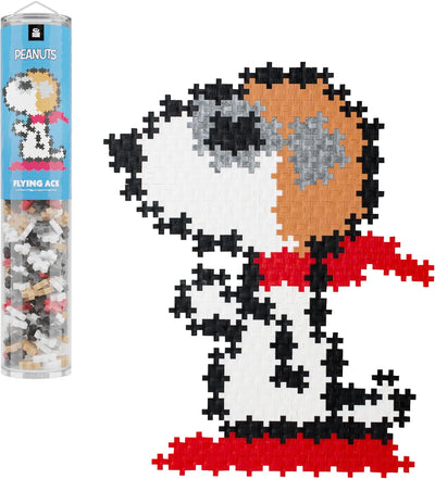 Plus Plus Peanuts 275 Piece Puzzle by Number Snoopy Flying Ace