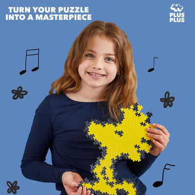 Plus Plus Peanuts 275 Piece Puzzle by Number Woodstock
