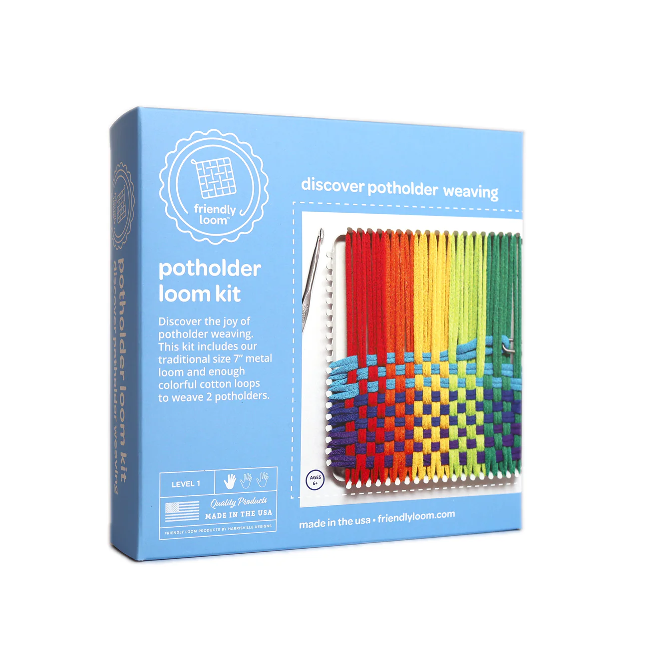 Traditional 7" Potholder Loom Kit