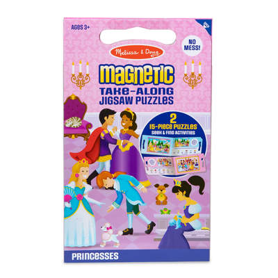 Magnetic Take-Along Jigsaw Puzzle - Princess