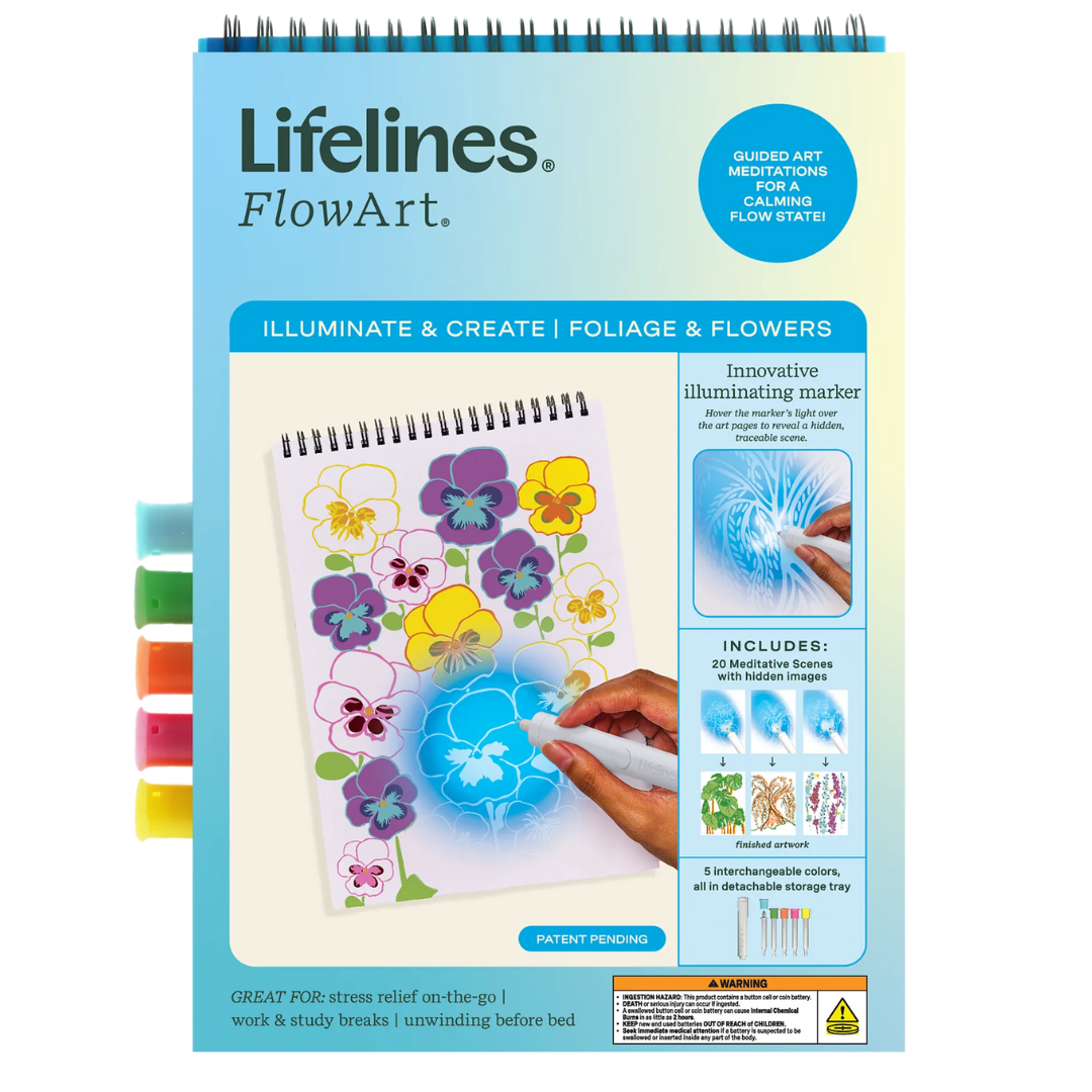 Lifelines FlowArt Guided Meditation Illuminate and Create | Foliage and Flowers
