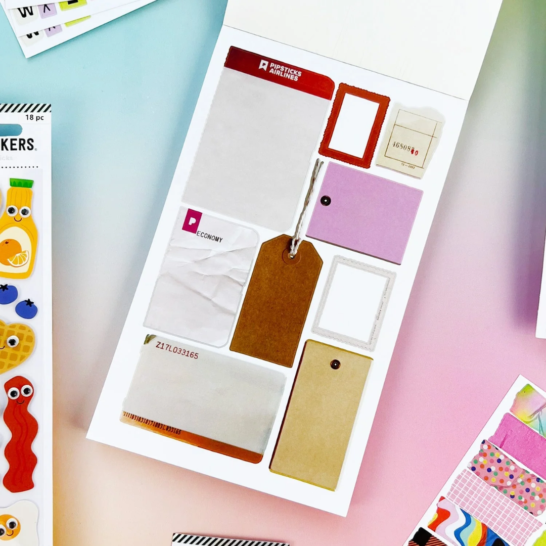 Mix and Match Junk Journal Sticker Book