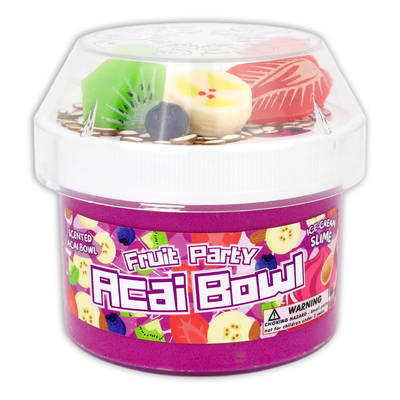 Acai Bowl Fruit Party Dope Slime