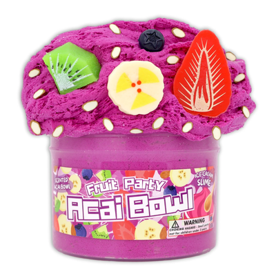 Acai Bowl Fruit Party Dope Slime