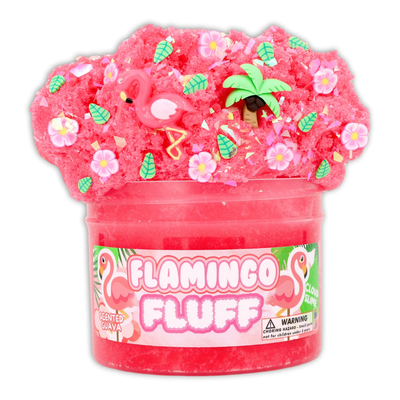 Flamingo Fluff Dope Slime