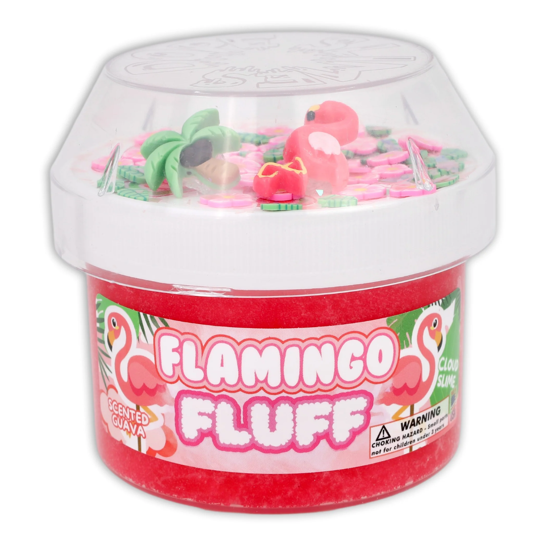 Flamingo Fluff Dope Slime
