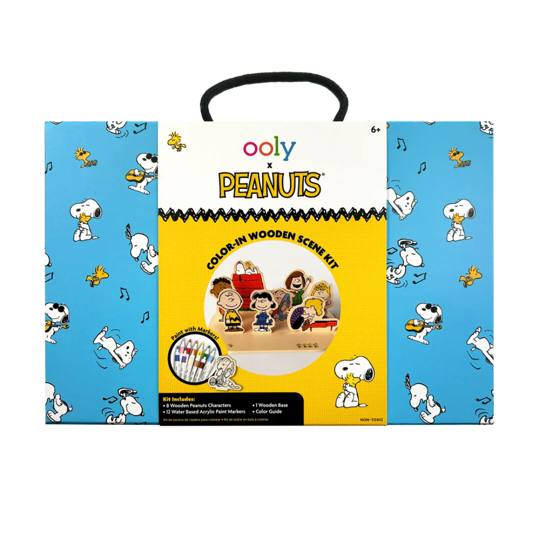Peanuts Color-In Wooden Scene Kit