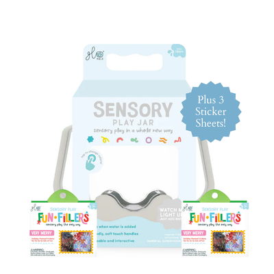 Sensory Play Jar Snow Globe Set