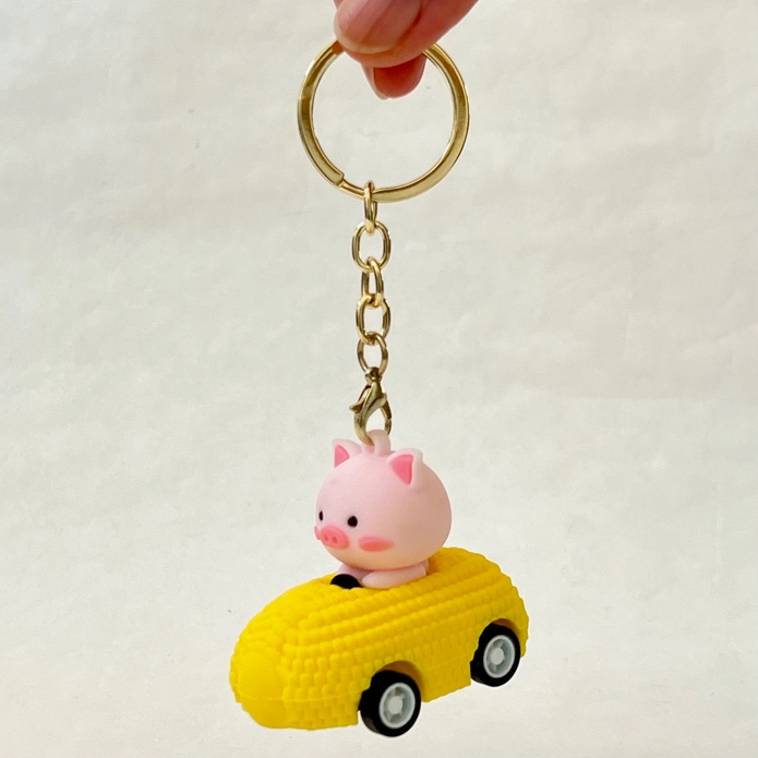 Pullback Car Critters Key Chain - Sold Individually