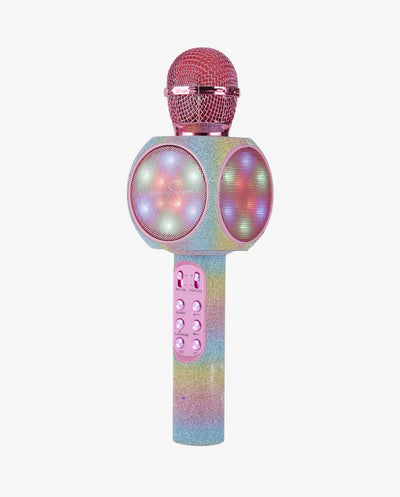 Rainbow Glitter Karaoke Microphone