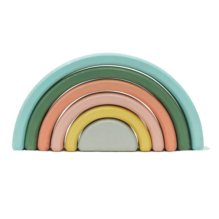 Wonder and Wise Rainbow Nesting Blocks